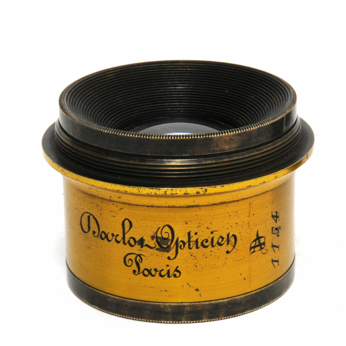 Vintage Darlot Opticien Paris Lens Brass Lens with 4 more lenses, 499,00 €