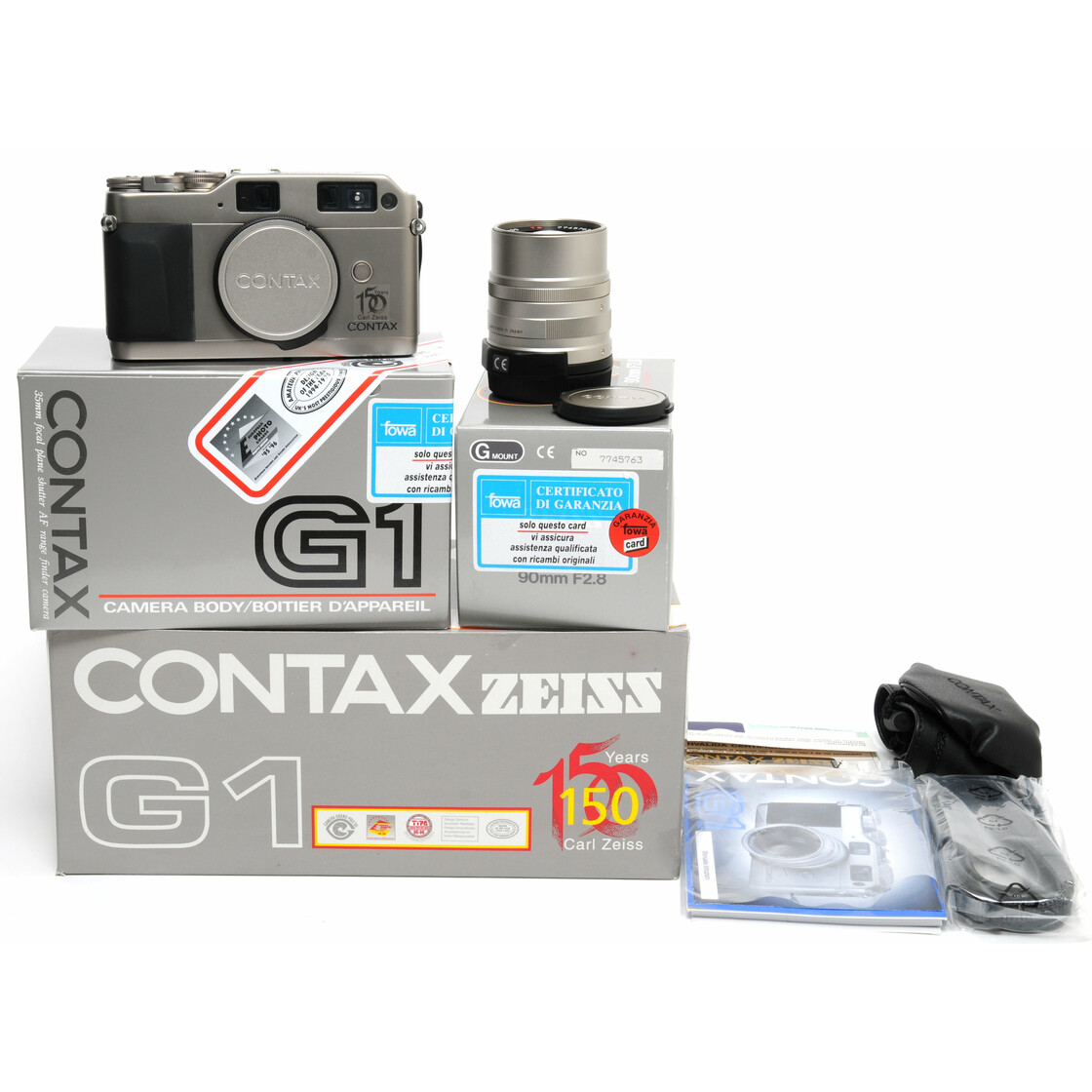 Contax G1 150 Years Carl Zeiss Edition NEW boxed w. Sonnar 2.8/90mm